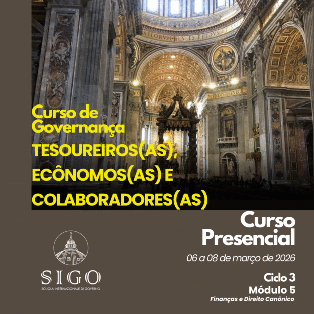Curso de Governança para Tesoureiros, Ecônomos e Colaboradores