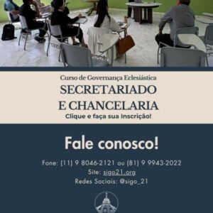 Curso completo para Governança Eclesiástica para Secretariado e Chancelaria